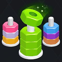 nuts puzzle:color sort